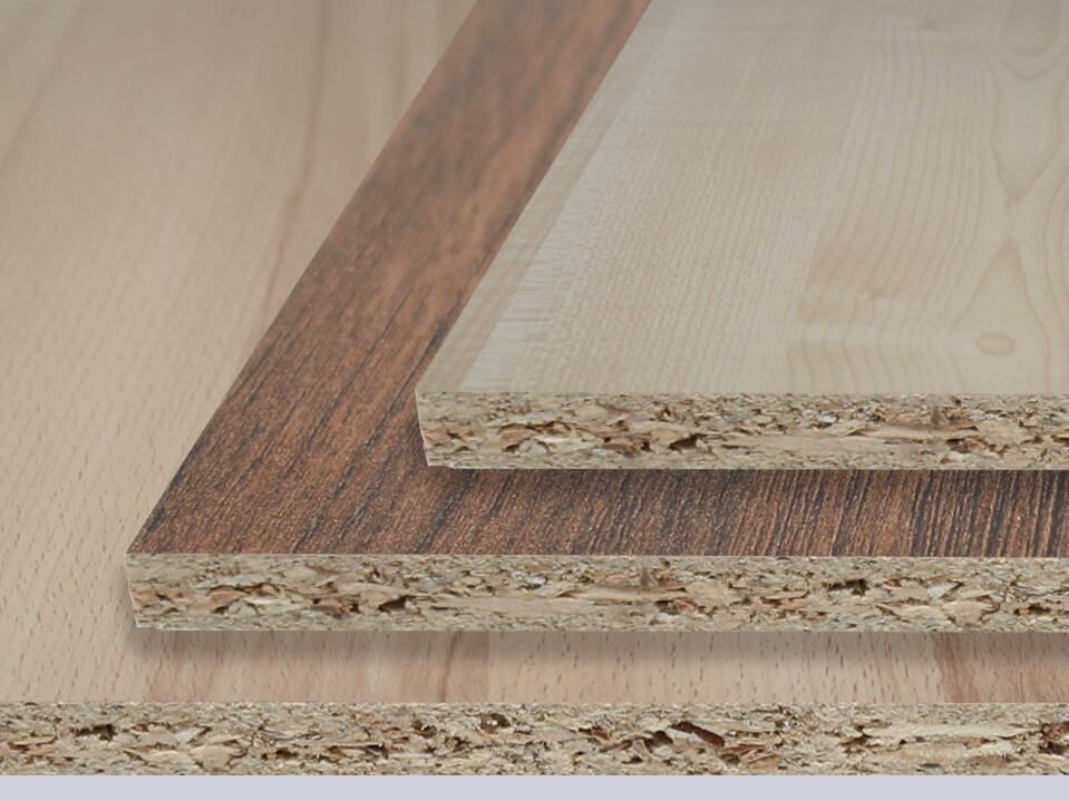 Spanplatten beschichtet Holzdekore Ahorn | Birke | Buche | Exoten