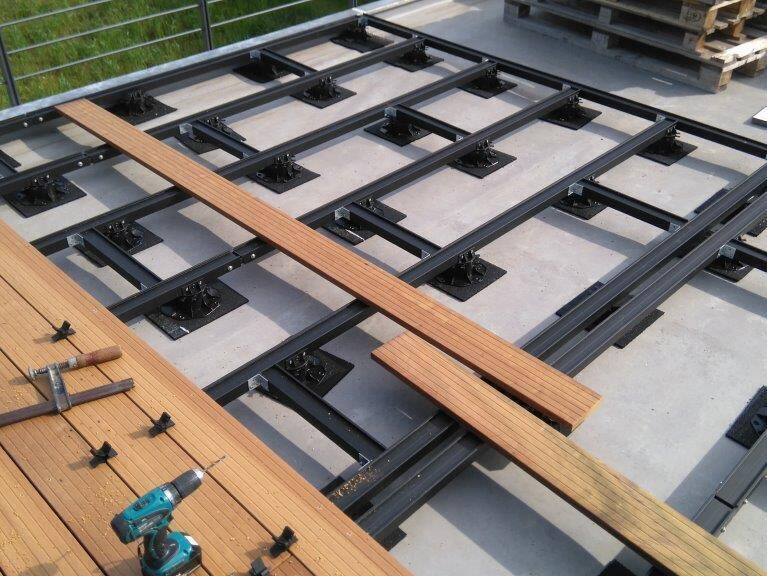 Unterkonstruktion Terrasse