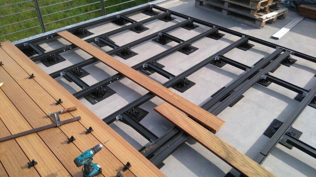 Unterkonstruktion Terrasse