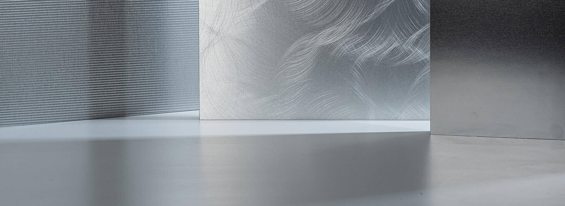 Schichtstoffplatten Metalldekor Alu | Edelstahl | Spiegel