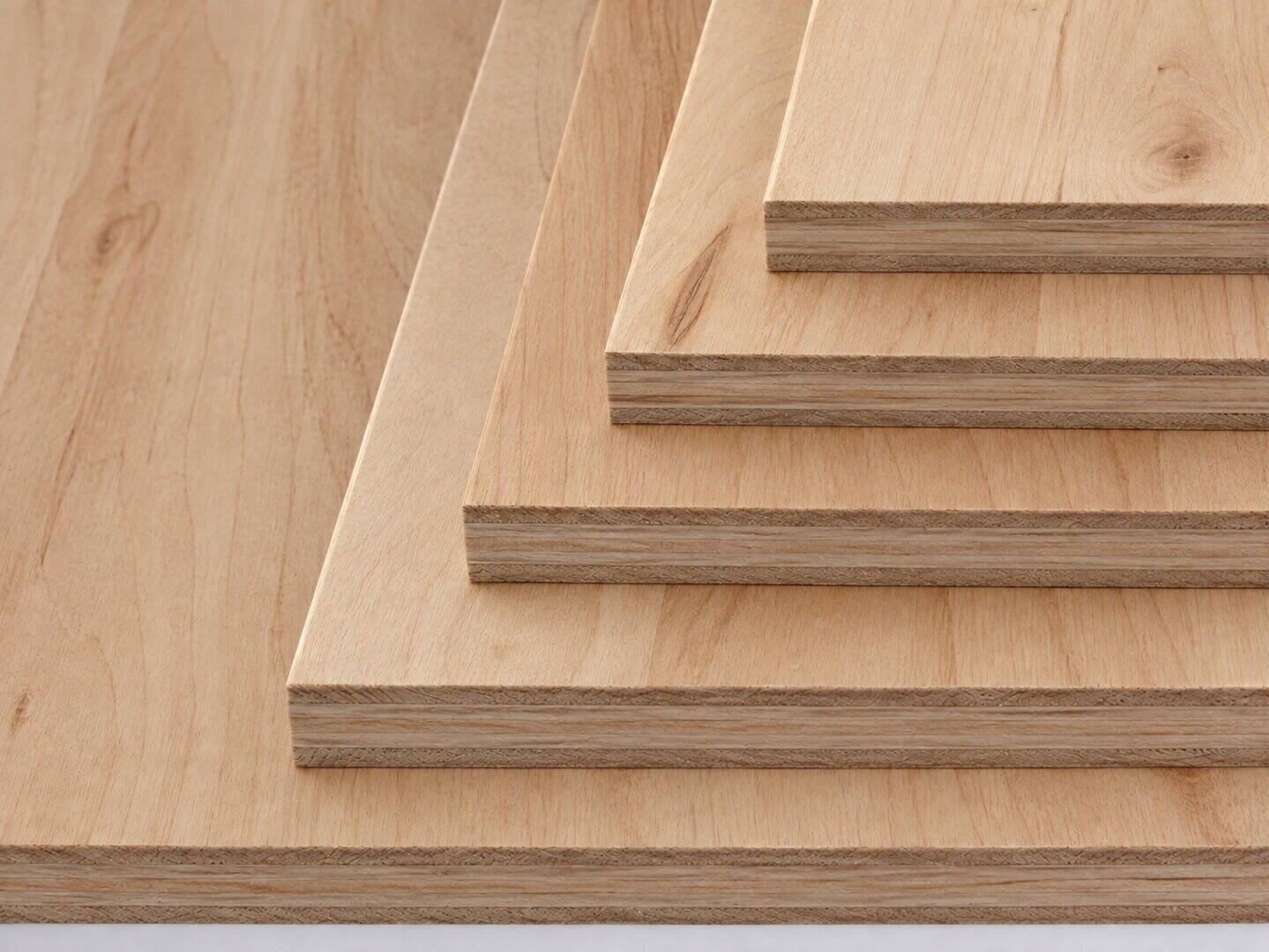 Dreischichtplatten Laubholz