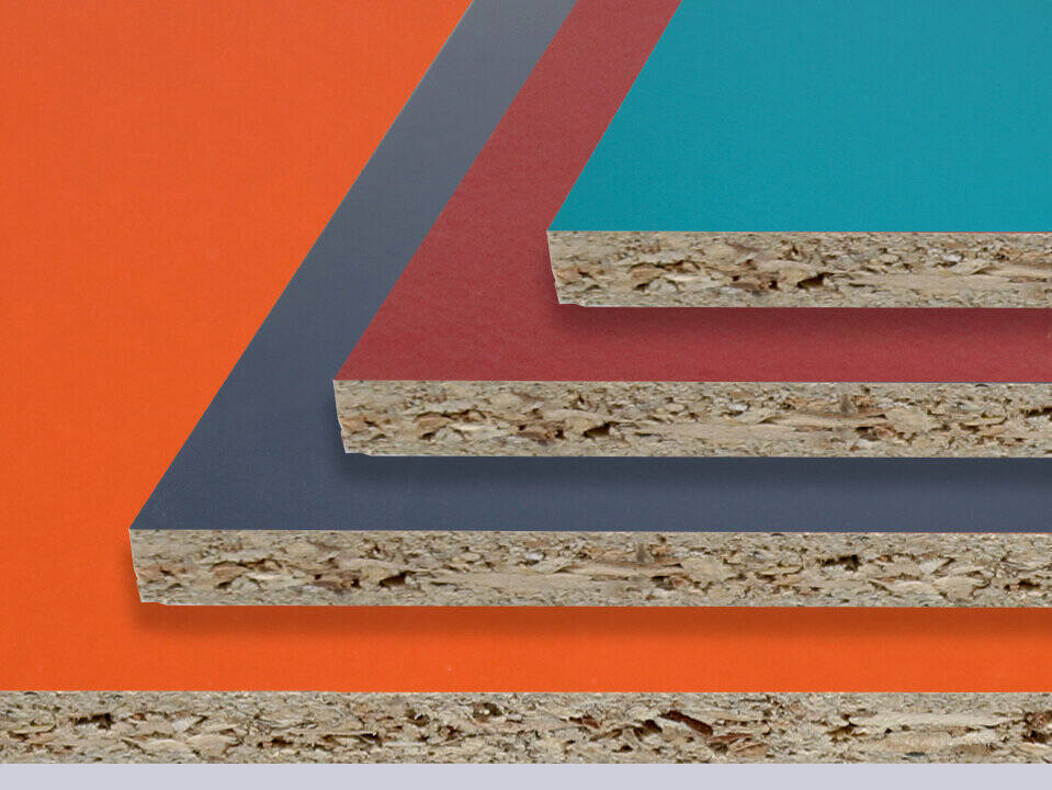 Spanplatten beschichtet Unidekore Intensiv