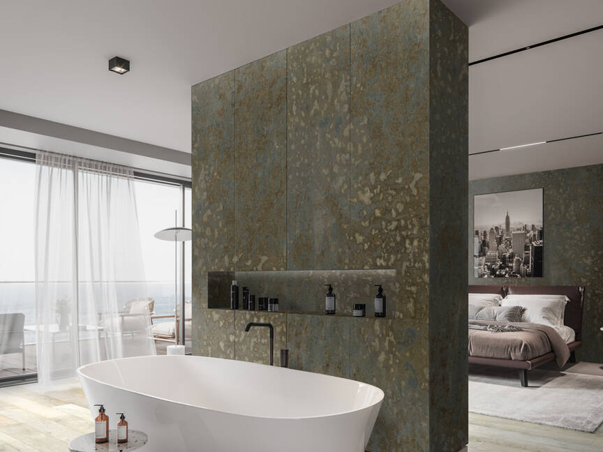 Rocko Wand-Design-Platten Metalldekore