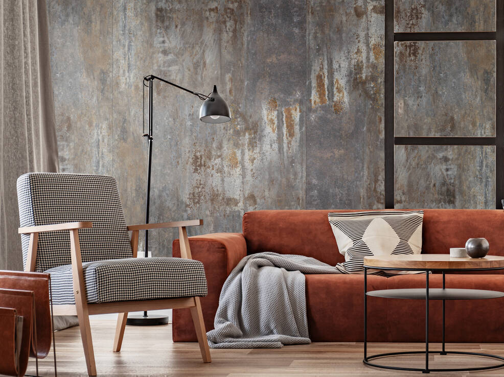 Wand-Designplatten Metalldekore