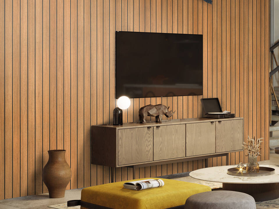 Rocko Wand-Design-Platten Holzdekore