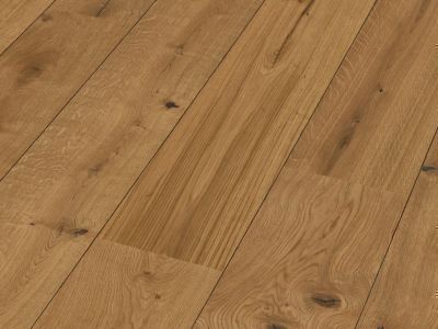 Eiche Authentic Holzfußboden naturgeölt, farblos, 1-Stab, Klick (push-down), 4-seitig gefast, rustikal
