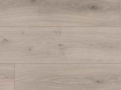 Eiche samtgrau, Laminatboden 1-Stab, Klick (push-down), 4-seitig gefast, Trittschall: Nein