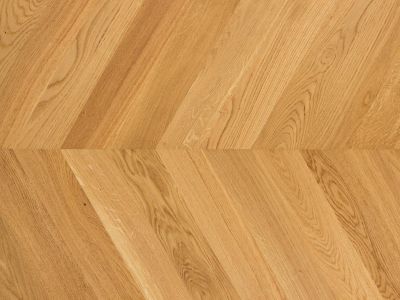 Eiche Design franz. Fischgrät Zweischichtparkett mattlack, 1-Stab, als Fischgrät oder Englischer Verband verlegbar, Nut und Feder, ohne Fase, rustikal