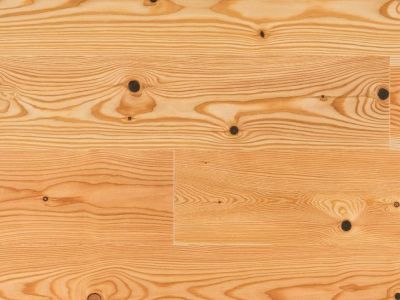 Lärche natur  Landhausdielen Parkett naturgeölt farblos, gebürstet, 1-Stab, Klick (push-down), 4-seitig gefast, rustikal
