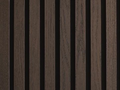 Designpaneele Harmony, Esche schwarz, naturgeölt, farblos, MDF furniert, schwarzes Vlies