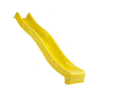 Kunststoff-Wellenrutsche gelb