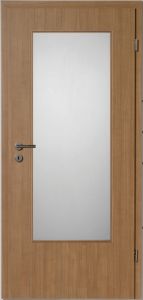 Zimmertüren CPL, Zimtbirke, Designkante R2, Lichtausschnitt, BB