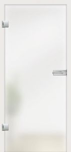Glastüren, CHINCHILLA WEIß, Grünglas BASIC GREEN, ESG