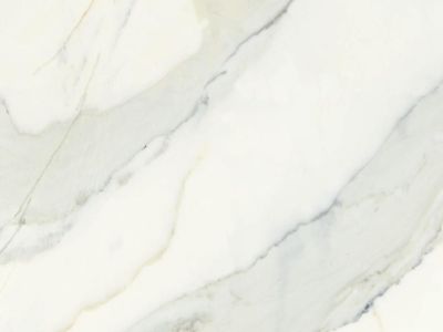 Kompaktplatte K551 Calacatta Olympus, SU super matt - Vollkunststoff m. weißem Kern