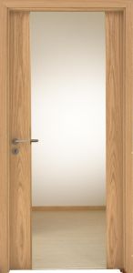 Designtüren, KONGLAS 01, Eiche amerik., Rundprofil, BB