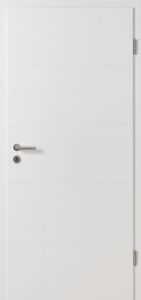Designtüren, KONTUR 10, Weißlack - Lackierung, Designkante R2, Röhrenspankern, BB