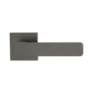 Rosettengarnitur, MINIMAL MODERN ECKIG by sieger design, ohne Schlüsselrosette, Schraubtechnik