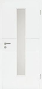 Designtüren, NOVUM 23, Weißlack - Lackierung, Designkante R2, Lichtausschnitt schmal, BB