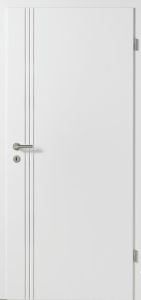 Designtüren, NOVUM 25, Weißlack - Lackierung, Designkante R2, Röhrenspankern, BB