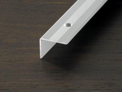 Winkelprofil PROSTEP zum Schrauben, Aluminium eloxiert, silber