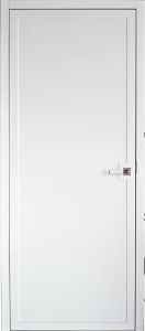 Designtüren, PURIST P.01, Weißlack - Lackierung, stumpf, gefast, MDF-Kern, BB-Flüstercomfort