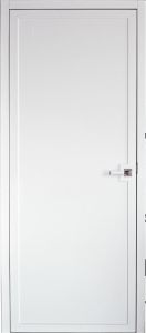 Designtüren, PURIST P.01, Weißlack - Lackierung, stumpf, gefast, MDF-Kern, BB-Flüstercomfort