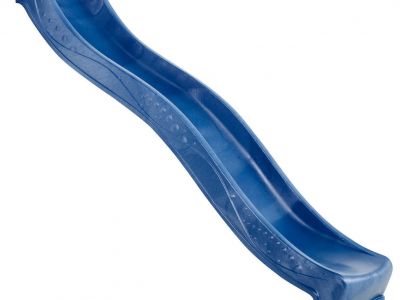 Kunststoff-Wellenrutsche blau