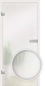 Glastüren, AVIA HOCH, Weißglas CLASSIC WHITE, ESG