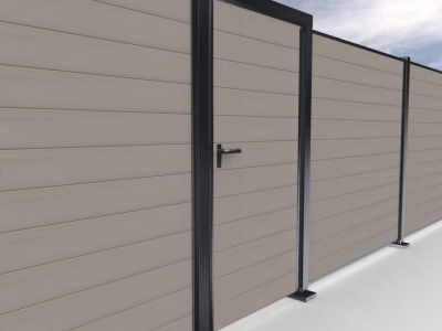 Sichtschutzzaun TerraElement Steckzaunsystem Türelement