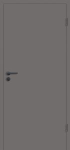 Wohnungseingangstüren CPL, titangrau, Designkante R2