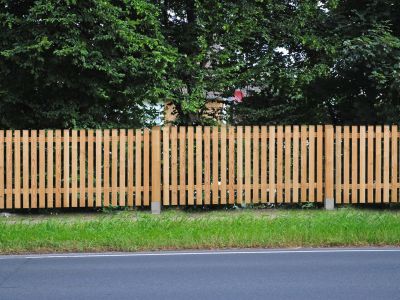 Vorgartenzaun Brixen Lärche, unbehandelt