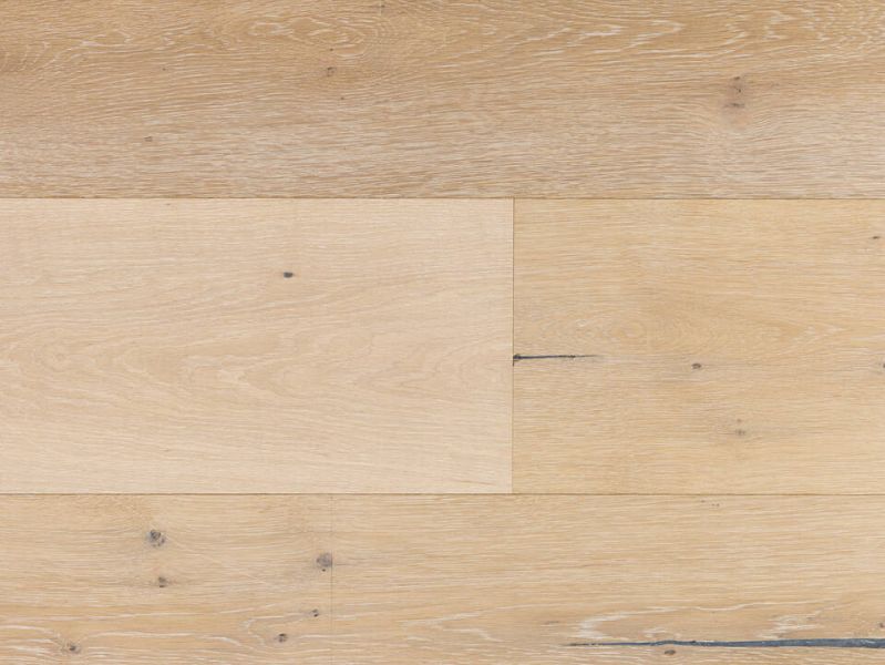 Eiche Pfälzerwald weiß XL Landhausdielen Parkett, Klick (push-down), 4-seitig gefast, rustikal