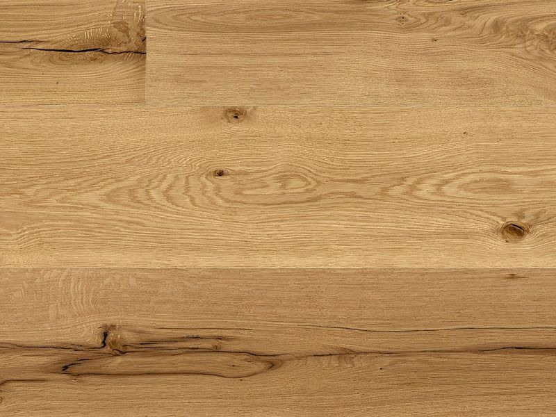 Eiche Lazarus Landhausdielen Parkett, Klick (push-down), 4-seitig gefast, rustikal