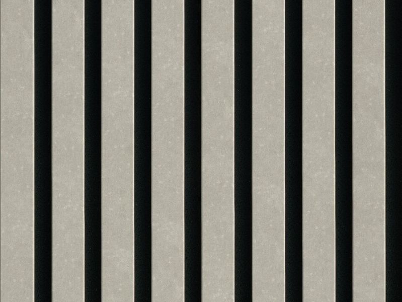 Designpaneele Grau, MDF Dekorfolie, schwarzes Vlies