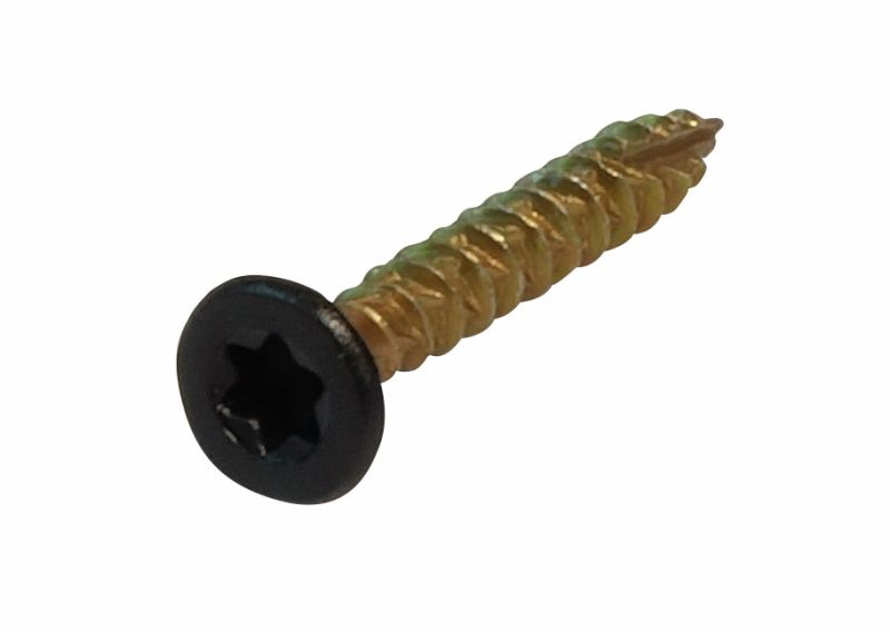 Montageschrauben schwarz, 4,0 x 30 mm