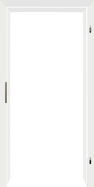 Anti-Fingerprint Zarge G-TEC, weiß matt ähnl. RAL 9016, Rundkante KR