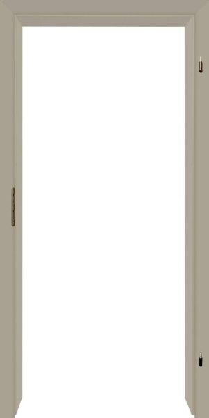 Anti-Fingerprint Zarge G-TEC, seidengrau matt ähnl RAL 7044, Rundkante KR
