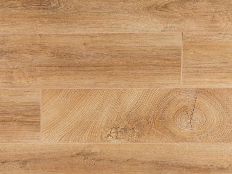 Eiche Hirnholz, Laminatboden, 1-Stab, Klick (push-down), 4-seitig gefast, Trittschall: Nein