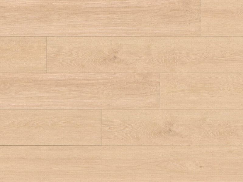 Eiche natur, Laminatboden, 1-Stab, Klick, 4-seitig gefast, Trittschall: Nein