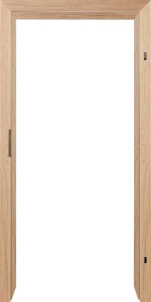 Echtholzzarge, Eiche natur Roheffekt, Designkante R2E