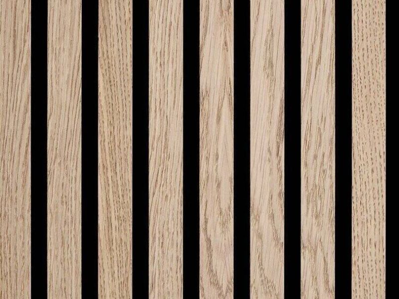 Designpaneele Echtholzfurniert Eiche , MDF Farbe: schwarz