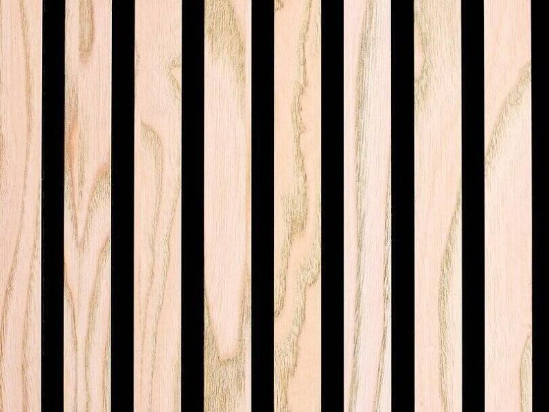 Designpaneele Echtholzfurniert Esche , MDF Farbe: schwarz