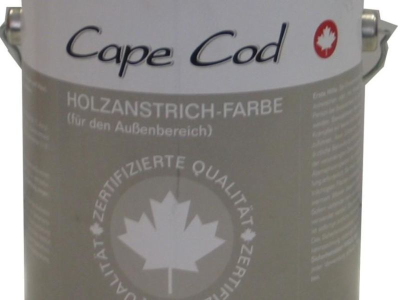 Cape Cod Fassade, Schnittkantenfarbe
