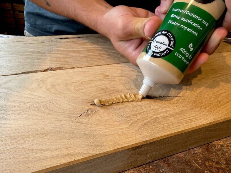 Wood Rapair 1K Spachtelmasse E800 Aqua+ Paste Wood Filler , 400 gr.