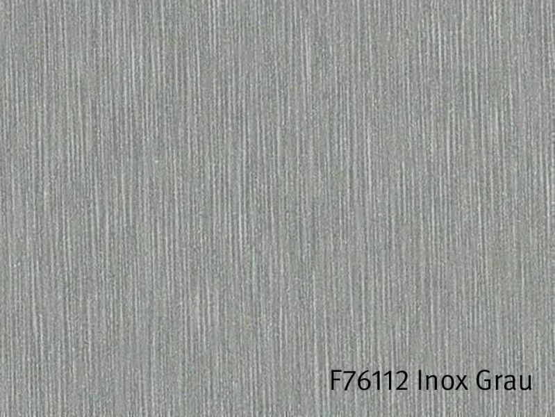 Schichtstoffplatten F76112 Inox grau, SM seidenmatt