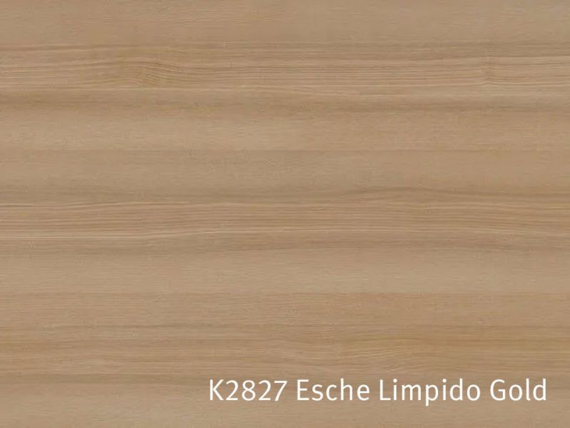 Spanplatten / MDF beschichtet K2827 Esche limpido gold, AT authentic touch