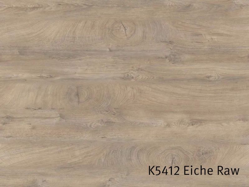 Spanplatten / MDF beschichtet K5412 Eiche raw, RO ENDgrain