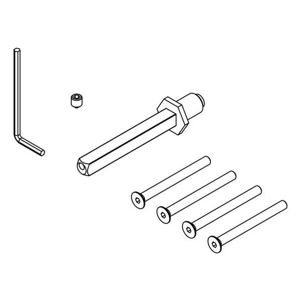 Hohlstift-Set für Kombischutzbeschläge