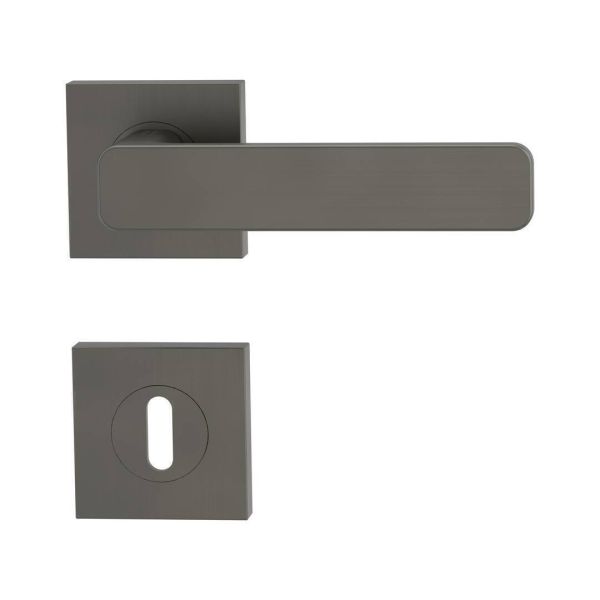 MINIMAL MODERN ECKIG Rosettengarnitur, Schraubtechnik