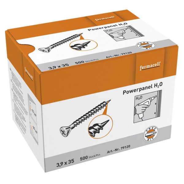 Powerpanel H2O Schrauben
